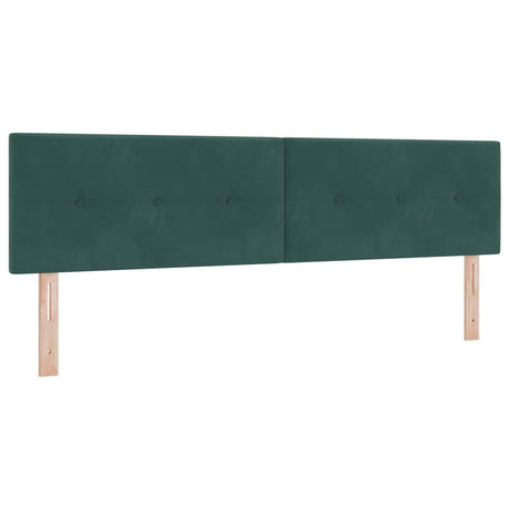 Vidaxl hoofdbord donkergroen 180 cm fluweel