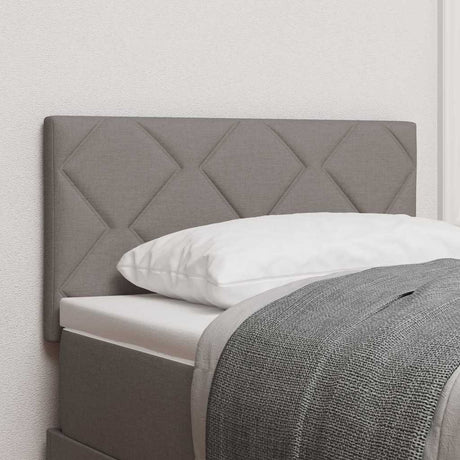 Vidaxl hoofdbord taupe stof
