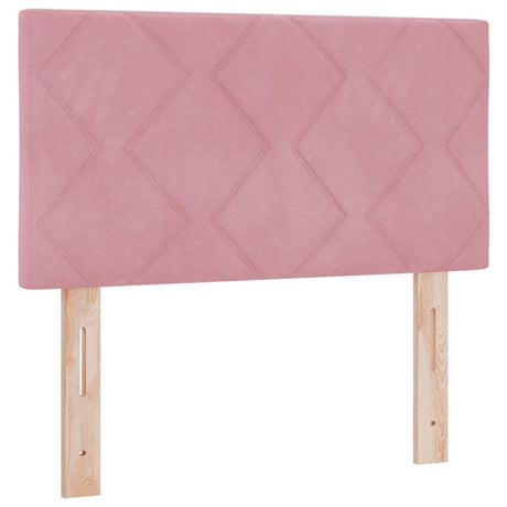 Vidaxl hoofdbord roze 80 cm fluweel
