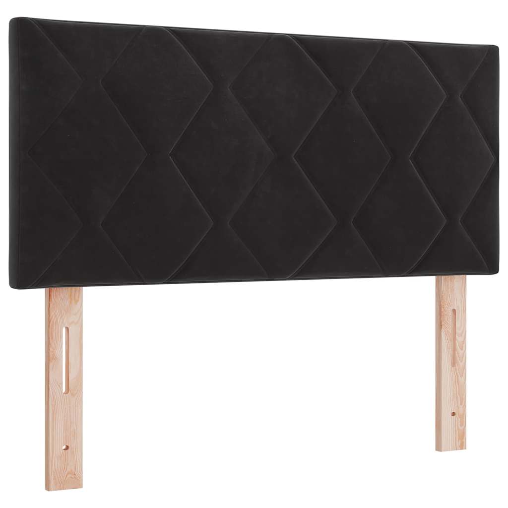 Vidaxl hoofdbord zwart 90 cm fluweel