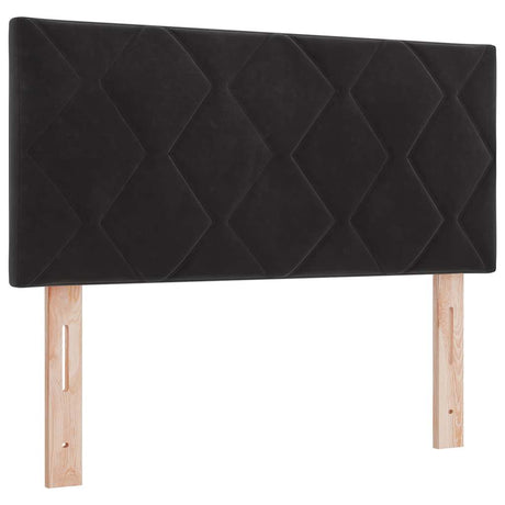 Vidaxl hoofdbord zwart 90 cm fluweel