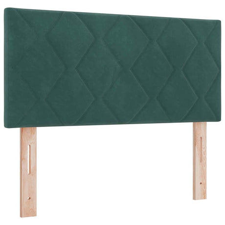 Vidaxl hoofdbord donkergroen 90 cm fluweel