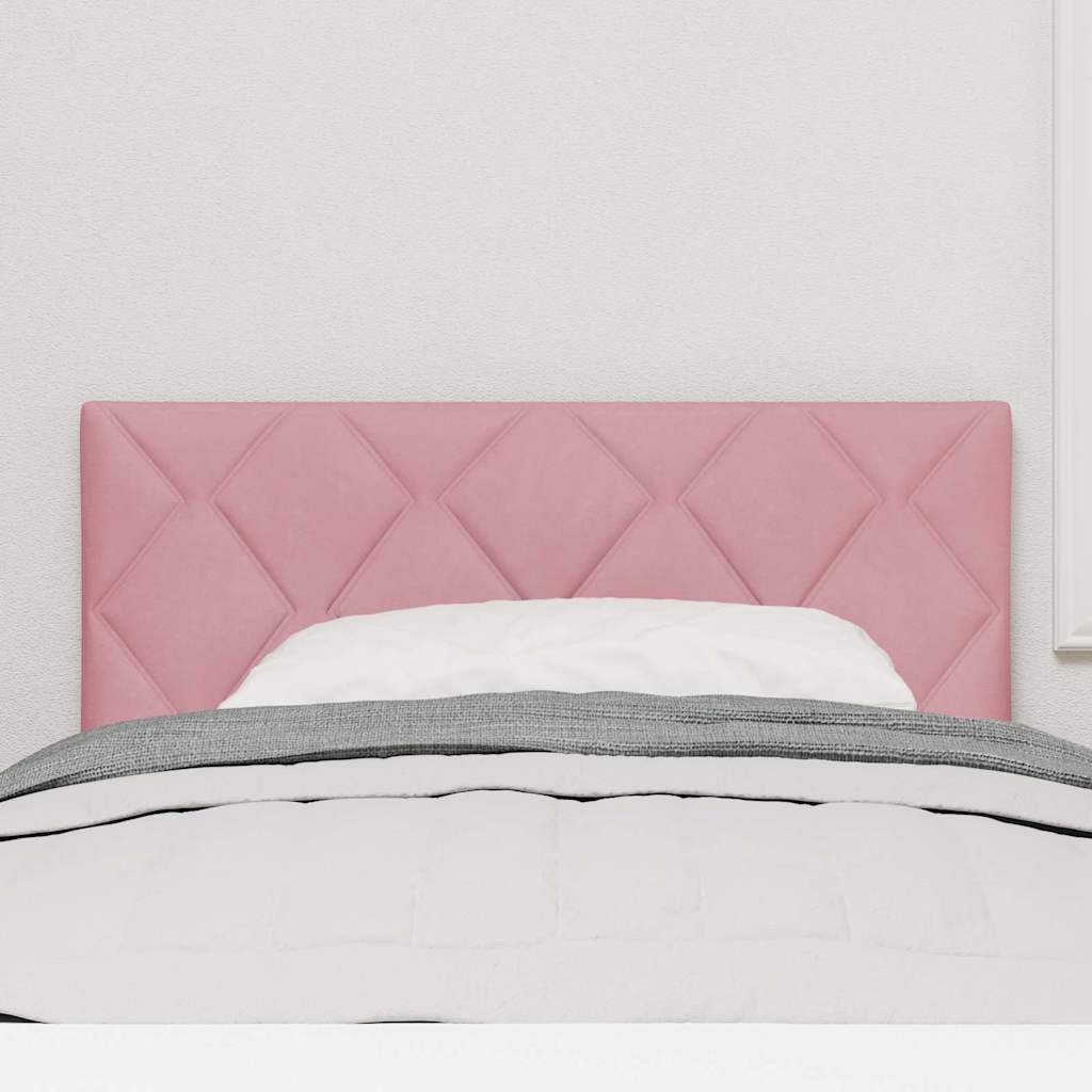 Vidaxl hoofdbord roze 100 cm fluweel