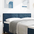 Vidaxl hoofdbord blauw 144 cm stof