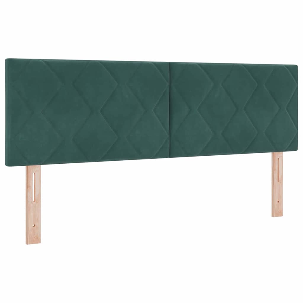 Vidaxl hoofdbord donkergroen 144 cm fluweel