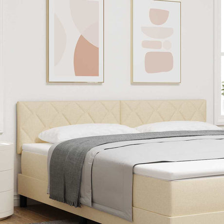 Vidaxl hoofdbord crème 180 cm stof