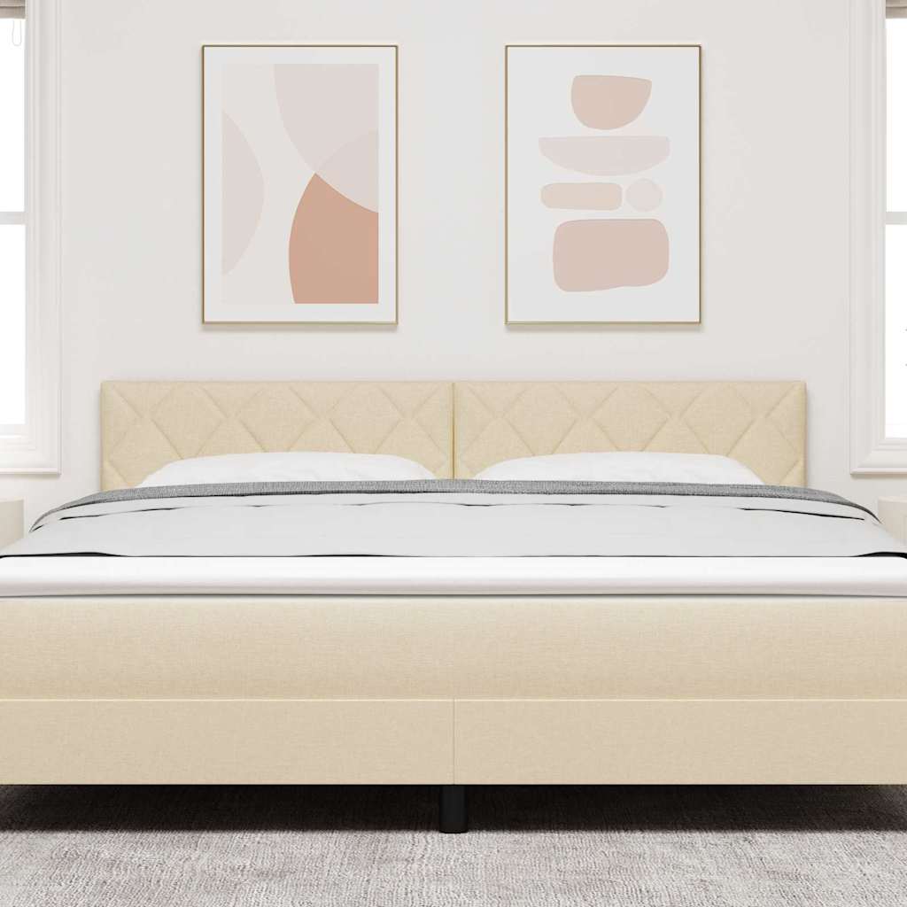 Vidaxl hoofdbord crème 180 cm stof