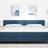 Vidaxl hoofdbord blauw stof