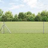 Vidaxl gelaste draadhek zilver 0.8 x 10 m