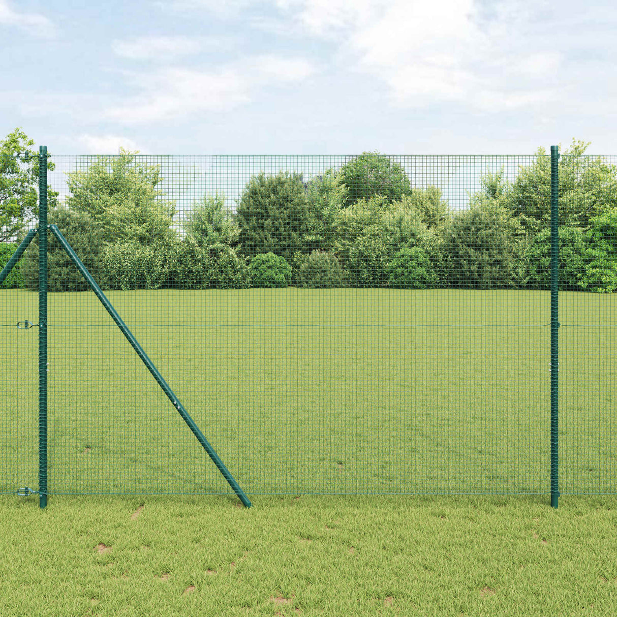 Vidaxl gelaste draadhek groen 1.5 x 10 m