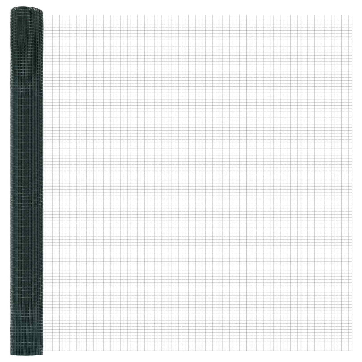 Vidaxl gelaste draadhek groen 1.6 x 10 m