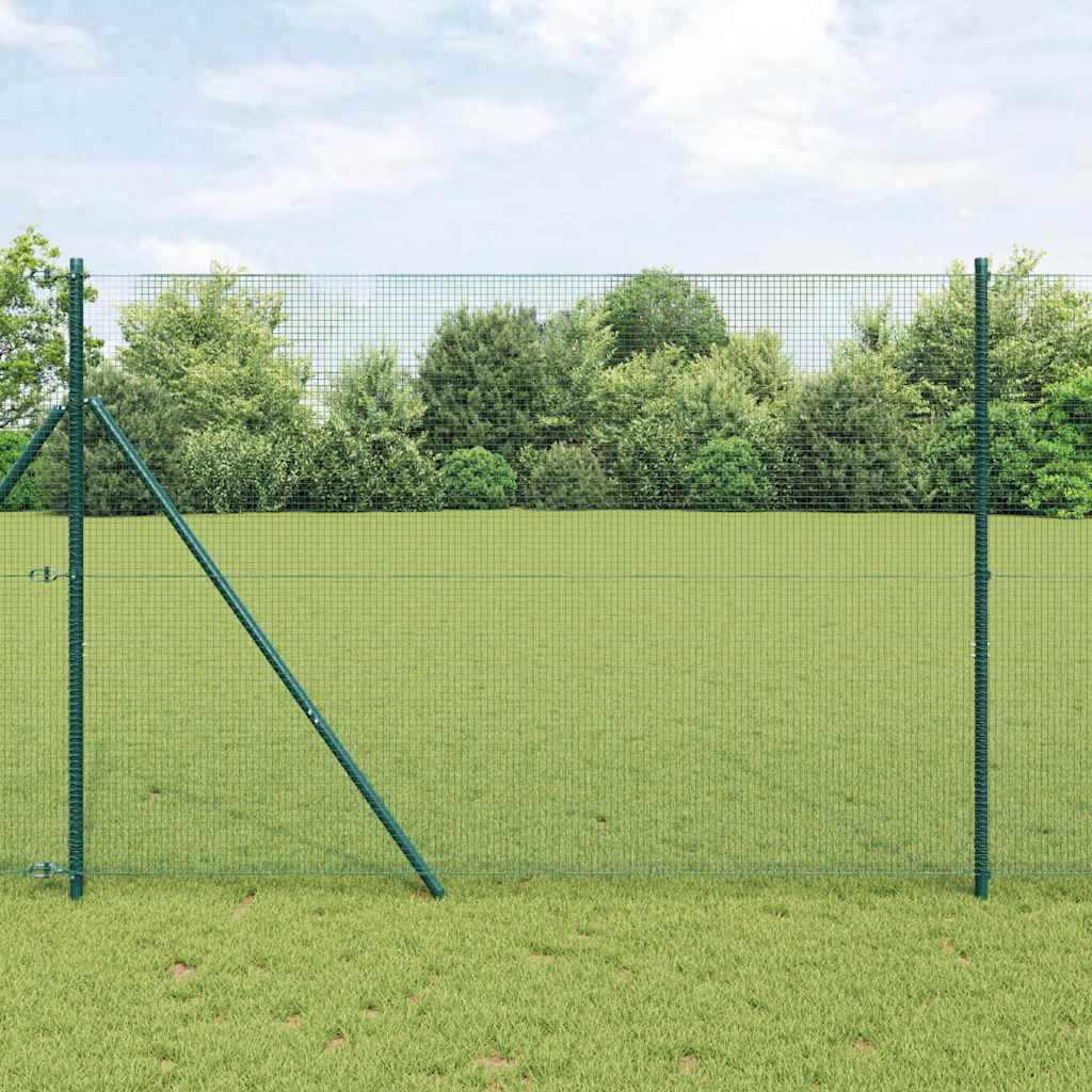 Vidaxl gelaste draadhek groen 1.5 x 50 m