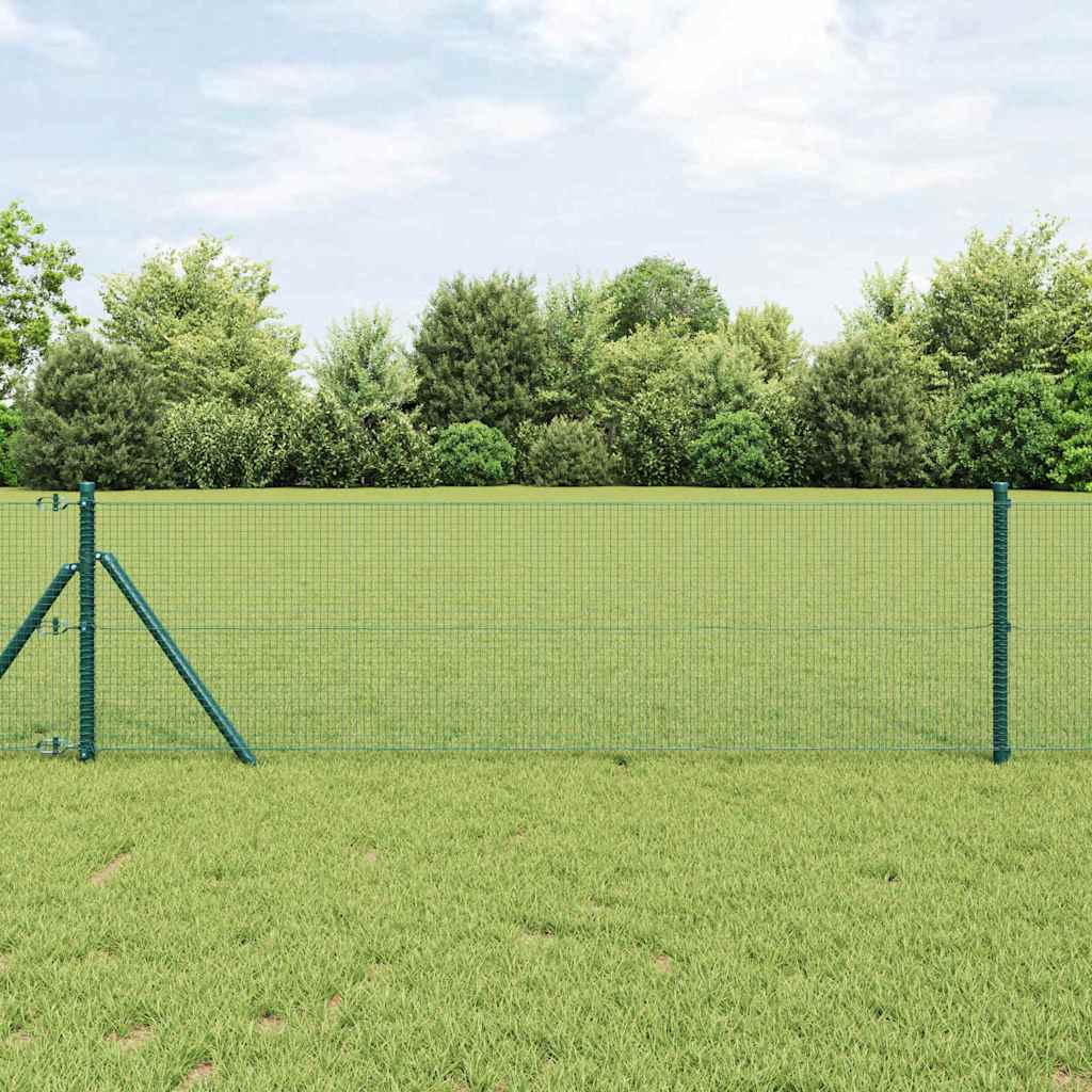 Vidaxl gelaste draadhek groen 0.4 x 100 m