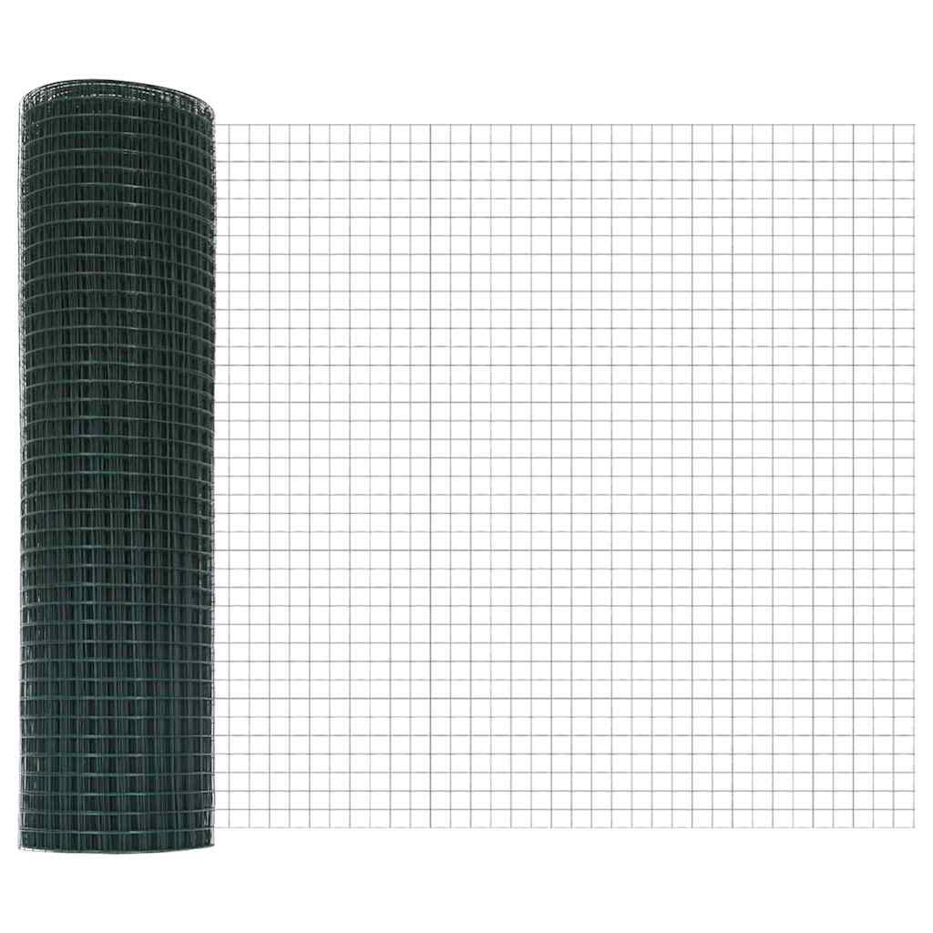 Vidaxl gelaste draadhek groen 0.4 x 100 m