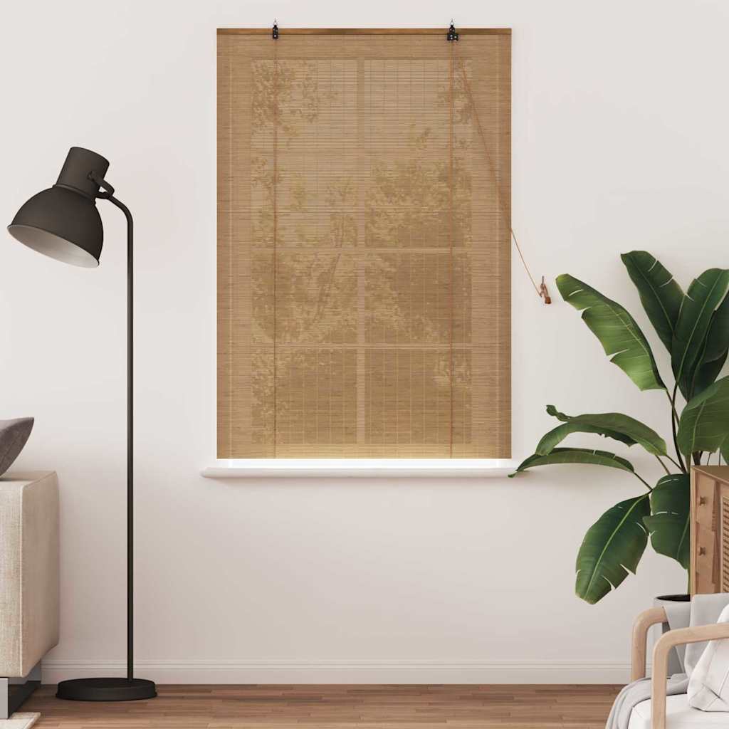 Vidaxl rolgordijn bruin 110 x 160 cm bamboe