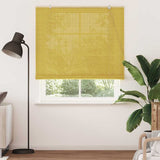 Vidaxl rolgordijn met gordijnen geel 150 x 220 cm bamboe