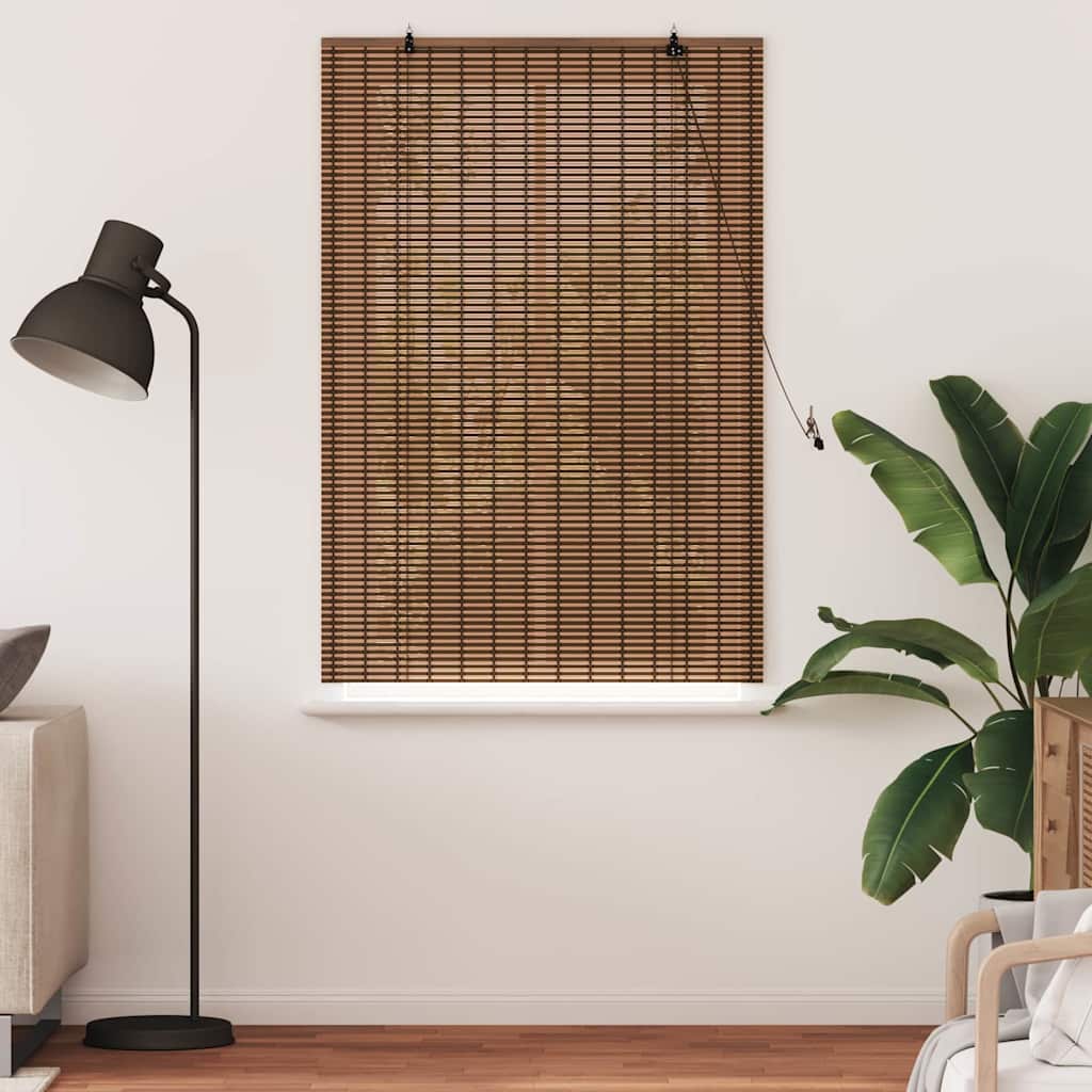 Vidaxl rolgordijn bruin 90 x 160 cm bamboe