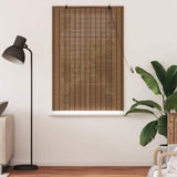 Vidaxl rolgordijn bruin 120 x 160 cm bamboe