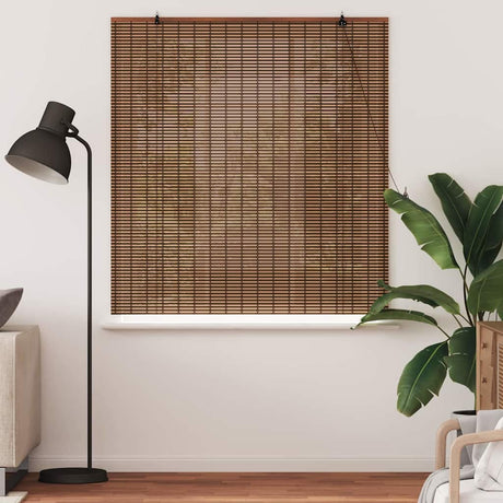 Vidaxl rolgordijn bruin 140 x 160 cm bamboe