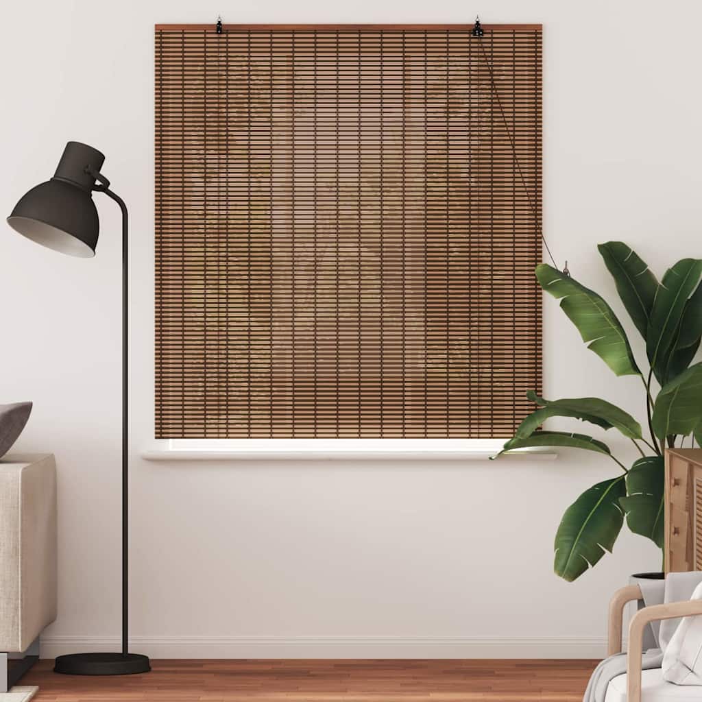 Vidaxl rolgordijn bruin 150 x 160 cm bamboe