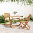 Vidaxl sydney rechthoekige tafel bruin 110 x 55 x 75 cm