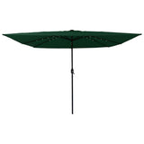 Vidaxl tuinparasol groen 295 x 295 x 245 cm polyester en staal