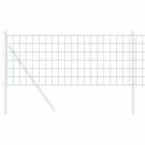 Vidaxl euro hek groen 0,8 x 10 m pvc-gecoat ijzer