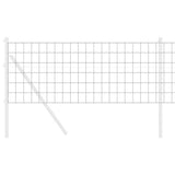 Vidaxl euro hek grijs 0,6 x 50 m pvc-gecoat ijzer