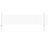 Vidaxl hek met paal zilver 0,5 x 25 m staal