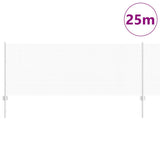 Vidaxl hek met paal zilver 0,8 x 25 m staal