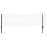Vidaxl hek met paal groen 0,6 x 10 m staal en pvc