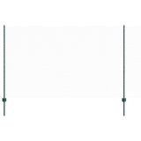 Vidaxl zeshoekig gaasgek met palen 10 x 1,4 m pvc-coated staal groen