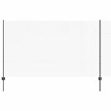 Vidaxl hek met paal grijs 1,4 x 10 m staal en pvc