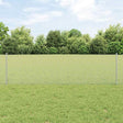 Vidaxl zeshoekig gaasgek met palen 10 x 0,6 m gegalvaniseerd staal