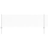 Vidaxl hek met paal zilver 0,6 x 10 m staal