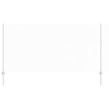 Vidaxl hek met paal zilver 1,2 x 10 m staal
