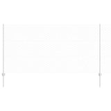 Vidaxl hek met paal zilver 1,2 x 10 m staal