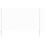 Vidaxl hek met paal zilver 1,4 x 10 m staal