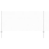 Vidaxl hek met paal zilver 1 x 25 m staal