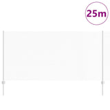 Vidaxl hek met paal zilver 1,2 x 25 m staal