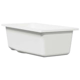 Vidaxl keukenwasbak wit 21 x 44 x 14 cm graniet