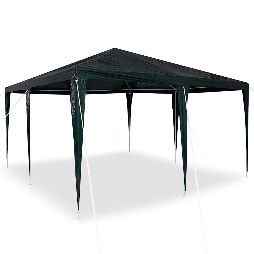 Vidaxl partytent groen 400 x 400 x 266 cm polyethyleen en staal