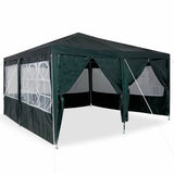 Vidaxl partytent groen 400 x 400 x 266 cm polyetheen