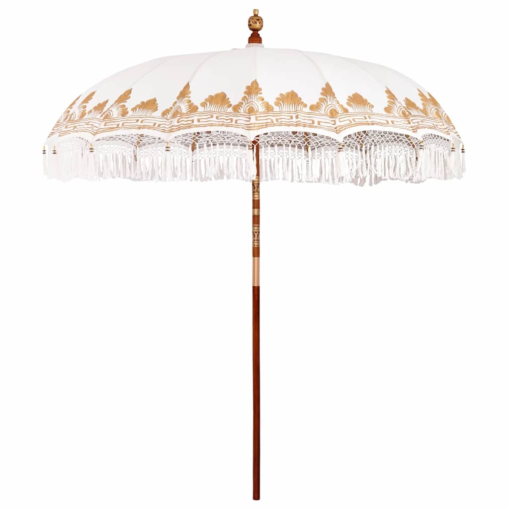 Vidaxl balinese parasol crème 215 x 215 x 260 cm