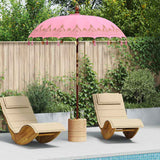 Vidaxl balinese parasol roze 185 x 185 x 260 cm