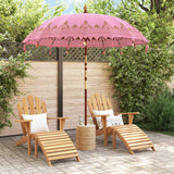 Vidaxl balinese parasol roze 215 x 215 x 260 cm
