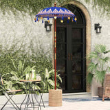 Vidaxl balinese parasol blauw 125 x 125 x 260 cm