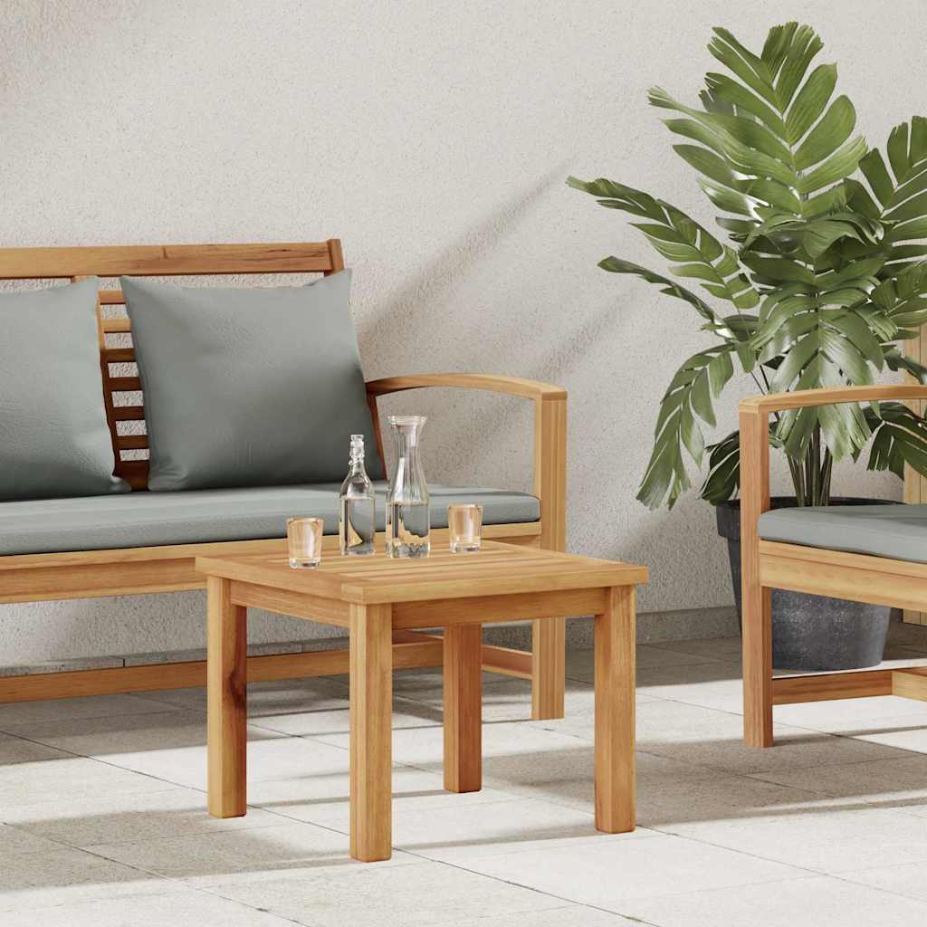 Vidaxl salontafel bruin 45 x 45 x 36 cm massief teakhout