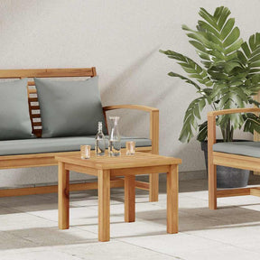 Vidaxl salontafel bruin 45 x 45 x 36 cm massief teakhout