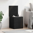 Vidaxl opslagdoos zwart eiken 40 x 42 x 46 cm bewerkt hout